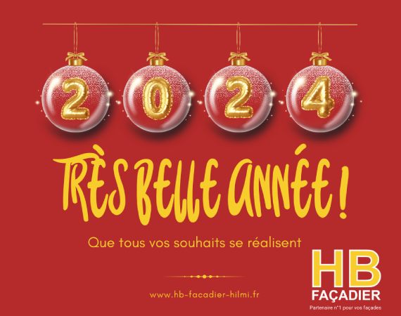 HB Façadier - Bonne année 2024